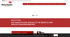 Desktop Screenshot of megatherm.de