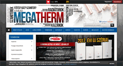 Desktop Screenshot of megatherm.hu
